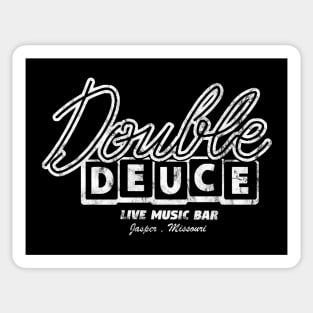 Double Deuce Vintage Worn Style Sticker